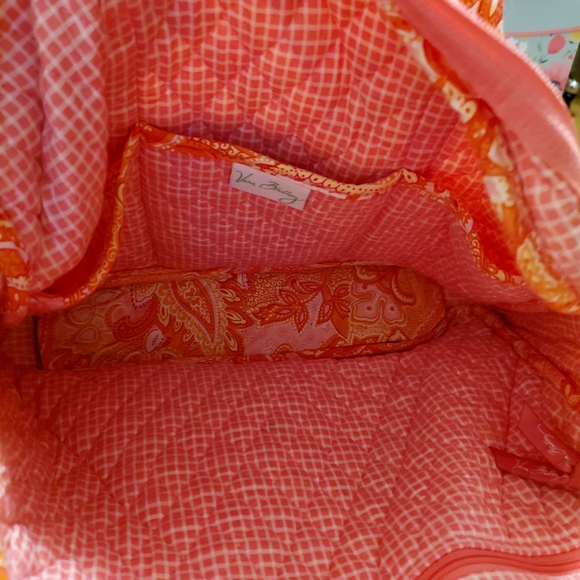 Vera Bradley Orange Paisley Laptop Bag - Picture 3 of 3